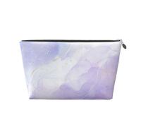 Marmo viola pastello liquido, Borsa da toilette Borsa per trucco Borsa per cosmetici Borsa da toilette da viaggio portatile