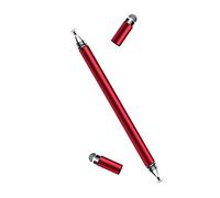 MARMODAY Penna Per Tablet Disco Punta Matita Stilo Compatibile Con Telefono Alta Precisione Universale Capacitivo 4 In 1 Penna Digitale Rosso