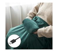 MARMODAY Portatile Usb Riscaldamento Coperta Gettare Elettrico Lavabile Riscaldato Coperta Usb Scialle Riscaldato Usb Cordless Wrap Cervo Verde