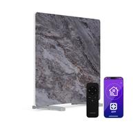 MarmoHeat - Pannello a infrarossi | 420 W | 6 - 12 m² | Design effetto marmo | 70 x 63 cm