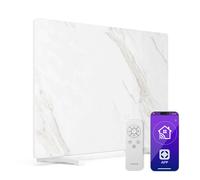 MarmoHeat - Pannello a infrarossi | 600 W | 5 - 9 m² | Design effetto marmo | 70 x 100 cm