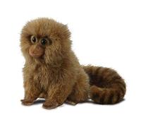 Marmoset pigmeo Hansa da 15 cm, peluche fatto a mano, morbido e realistico