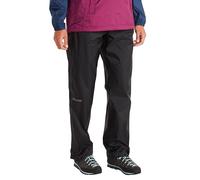 Marmot Donna Precip Eco Full Zip Pant Long, Pantaloni Impermeabili, Sovrapantaloni Traspiranti, Pantaloni Leggeri da Trekking, Pantaloni da Trekking Antivento, Black, M