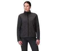 Marmot Donna Wm's Drop Line Jacket, Calda giacca in pile, zip integrale, traspirante e resistente al vento, impacchettabile, ottimo per escursionismo e sci, Black Heather, L