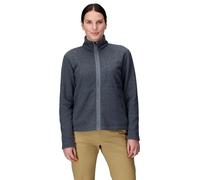 Marmot Donna Wm's Drop Line Jacket, Calda giacca in pile, zip integrale, traspirante e resistente al vento, impacchettabile, ottimo per escursionismo e sci, Steel Onyx Heather, L