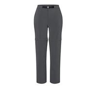 Marmot Donna Wm's Kodachrome Convertible Pant, Pantalone da Trekking Traspirante con Zip-off, Pantaloni idrorepellenti, Pantaloni Lunghi con Gambe Rimovibili, Dark Steel, 12