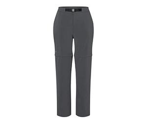 Marmot Donna Wm's Kodachrome Convertible Pant, Pantalone da Trekking Traspirante con Zip-off, Pantaloni idrorepellenti, Pantaloni Lunghi con Gambe Rimovibili, Dark Steel, 12