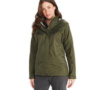 Marmot Donna Wm'S Precip Eco Jacket, Giacca Antipioggia Rigida, Impermeabile Ultraleggera, Antivento, Impermeabile, Traspirante, Verde (Nori), L