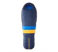 Marmot Donna Women's Ouray Long, Sacco a pelo a mummia per adulti, imbottitura in piuma d'oca 650, extra lungo, molto leggero e caldo, 183 cm, adatto fino a -40 °C, Arctic Navy/Dark Azure, 183 cm