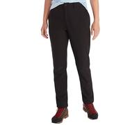 Marmot Donna Women's Scree Pant, Pantaloni da Trekking in Softshell, Pantaloni da Esterno, idrorepellenti e Traspiranti, Black, 08