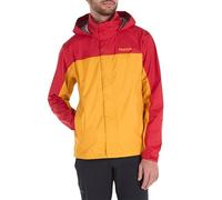 MARMOT Precip Eco - Giacca antipioggia leggera e impermeabile da uomo, Team Red/Golden Sun - Ultima Collezione, Medium