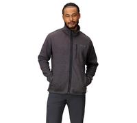 Marmot Uomo Drop Line Jacket, Calda giacca in pile, giacca con zip integrale, scaldacorpo traspirante e resistente al vento, impacchettabile, ottimo per l'escursionismo e lo sci, Black Heather, L
