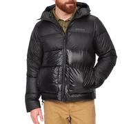Marmot Uomo Guides Down Hoody, Giacca Leggera in Piumino, Invernale, Trapuntata Impermeabile, Antivento, con Cappuccio Piccola, Ripiegabile, Black, XL