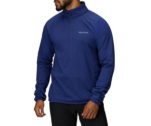 Marmot Uomo Leconte Fleece 1/2 Zip, Calda Giacca in Pile, 1/2 Zip, Traspirante, Resistente al Vento, Impacchettabile, per l'Escursionismo e la Stratificazione sugli Sci, Twilight Blue, XXL