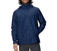 Marmot Uomo Precip Eco Jacket, Giacca Impermeabile, Giacca da Pioggia Leggera con Cappuccio, Impermeabile Antivento, Giacca a Vento Traspirante, per la Corsa e Le Escursioni, Arctic Navy, XL