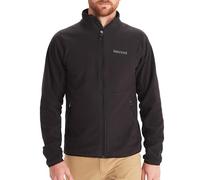 Marmot Uomo Rocklin Jacket, Calda giacca in pile, giacca outdoor con zip integrale, scaldacorpo traspirante e resistente al vento, Black, M