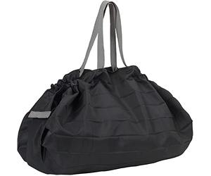 MARNA Shup? Tto riutilizzabile Shopping Shopping Compact pieghevole Tote Bag M nero