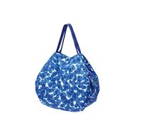 Shupatto Borsa shopping giapponese compatta pieghevole M - UMI (oceano), blu, 32 x 32 cm, contemporanea, Blu, 32 x 32 cm, Contemporaneo