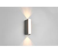 MARNE APPLIQUE DA ESTERNO LED 5,5W 600lm, 3000K FUSIONE DI ALLUMINIO ANTRACITE BI-EMISSIONE IP65 H.16CM