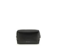 Marni Black Calf Leather Bos Taurus Shoulder Bag