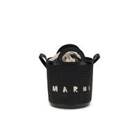 Marni Black Cotton Backet Bag