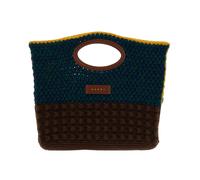 Marni - Borsa a mano all'uncinetto Knotty - - Bags - Donna - Verde - ONE SIZE