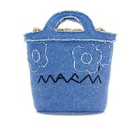 Marni - Borsa a Secchiello in Denim Ricamato - - Bags - Donna - Blu - ONE SIZE
