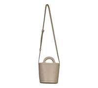 Marni - Borsa a secchiello in pelle con logo - - Bags - Donna - Marrone - ONE SIZE