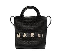Marni - Borsa a secchiello in rafia - - Bags - Donna - Nero - ONE SIZE