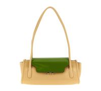 Marni - Borsa a spalla in pelle con patta a contrasto - - Bags - Donna - Multicolore - ONE SIZE