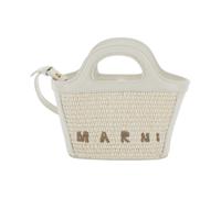Marni - Borsa Bianca con Ricamo Logo - - Bags - Donna - Bianco - ONE SIZE
