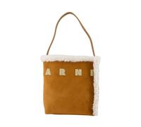 Marni - Borsa Mini Shopper in Pelle Marrone - - Bags - Donna - Marrone - ONE SIZE