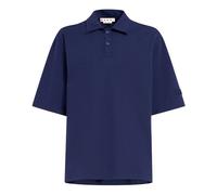 Marni - cotton oversized polo shirt with marni patches - - Shirts - Uomo - Blu - XL