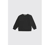 MARNI Felpa da bambino in cotone con logo e polsini elasticizzati 24M Nero