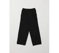 MARNI Pantaloni da bambino a gamba larga in cotone con logo 14 Nero