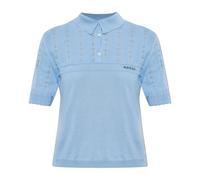 Marni - Polo con Logo - - Knitwear - Donna - Blu - S