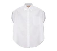 Marni - T-shirt oversize con taschino - - Blouses & Shirts - Donna - Bianco - M