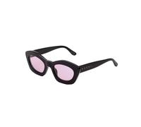 Marni Unisex Kea Island Royal Purple 9C4 Occhiali da sole Acetato Nero Viola Cat Eye Normale