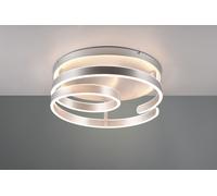 MARNIE PLAFONIERA LED 58W 6800lm, 3000K METALLO ALLUMINIO A SPIRALE DIMMERABILE CON INTERRUTTORE D. 55CM