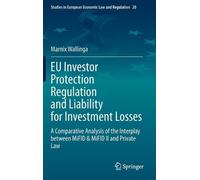 Marnix Wallinga EU Investor Protection Regulation and Liabili (Copertina rigida)