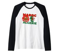 Marocco Algeria Maglia con Maniche Raglan