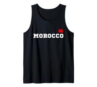 Marocco Drapeau Maroc Marocain et fièr de l'être Maroc Canotta
