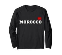 Marocco Drapeau Maroc Marocain et fièr de l'être Maroc Maglia a Manica