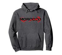 Marocco La Mia Origine in Lettera Araba Felpa con Cappuccio
