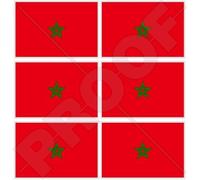 Marocco marocchino bandiera Africa occidentale, Maroc africano 40 mm (40,6 cm) telefono cellulare mini adesivi in vinile, decalcomanie X6