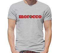 Marocco Paese Bandiera - T-Shirt - Calcio Coppa Del Mondo Marocchino Soccer