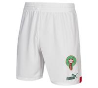 Marocco Puma Uomo Trasferta Fan Calcio Pantaloncini Allenamento Pantaloni Bianco