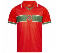 JELEX Retro History - Maglia da uomo, con logo ricamato e maniche corte, design nostalgico per gli appassionati di calcio, ideale per collezionisti, Marocco., XL