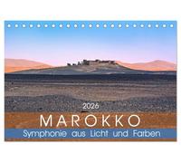 Marokko - Symphonie aus Licht und Farben (Tischkalender 2026 DIN A5 quer), CALVENDO Monatskalender: Entdeckungen zwischen Meer und Wüste