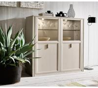 Maronese Acf Madia Vetrina in appoggio IRIS con zoccolo da L.134 cm